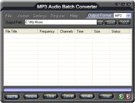 MP3 Audio Splitter Joiner screenshot